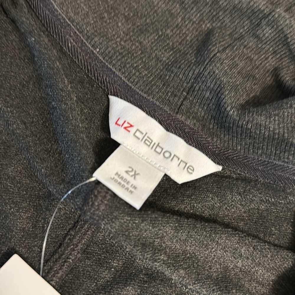 Women's Gray Open Front Cardigan NWT - Picture 3 of 4